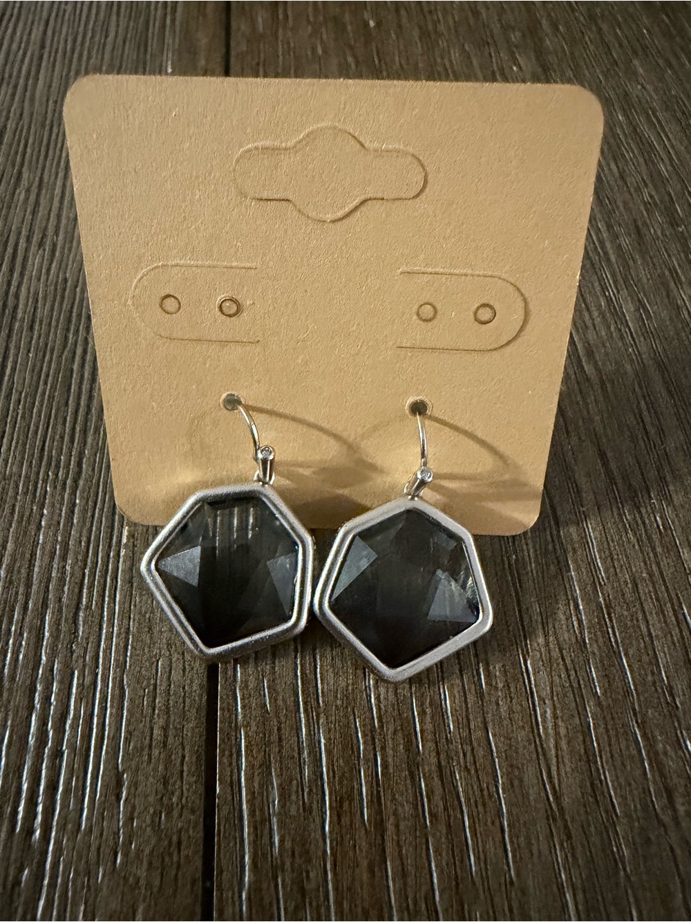 Kendra Scott Hexagon Drop Earrings, Retired Design